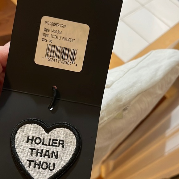 NWT MOTHER SUPERIOR The Ditcher Crop Size 30 - Picture 12 of 15